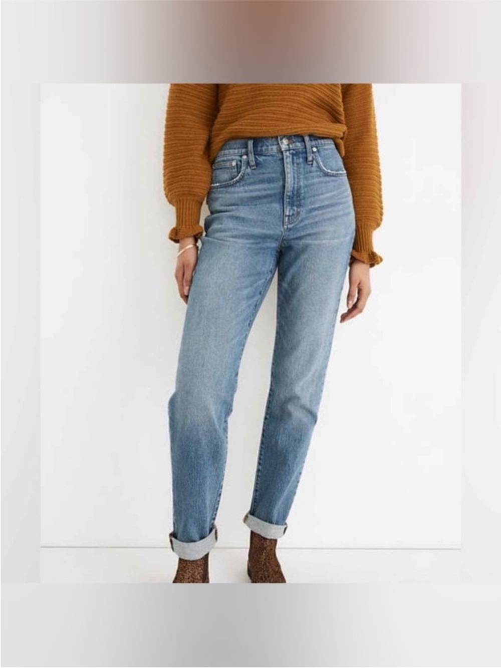 Madewell Women's High-Rise Slim Boyjean